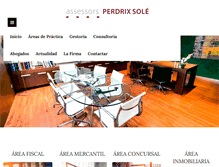 Tablet Screenshot of perdrix-sole.com